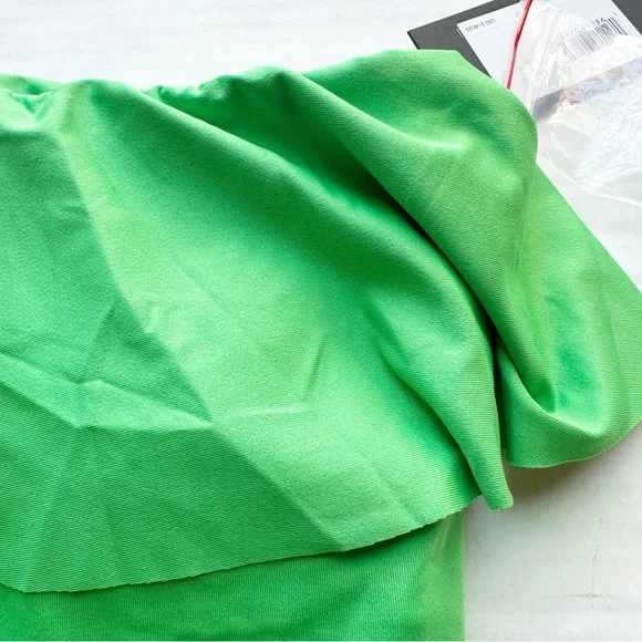 Kate Spade New Ruffle Underwire One Piece Swimsuit in Fern Moss Green NWT - Picture 5 of 16